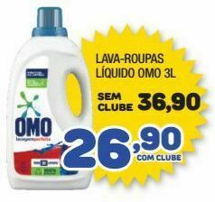 Lava-roupas líquido omo 3l