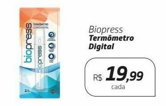 Biopress termômetro digital