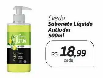 Drogal Sveda sabonete líquido antiodor 500ml oferta