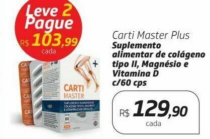 Colágeno tipo II Carti Master Plus 60 Cápsulas