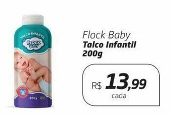 Drogal Flock baby talco infantil 200g oferta