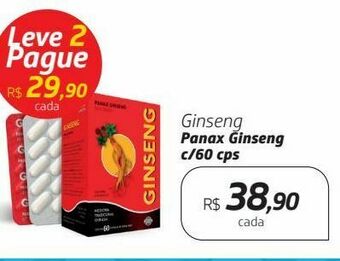 Drogal Ginseng panax ginseng c/60 cps oferta