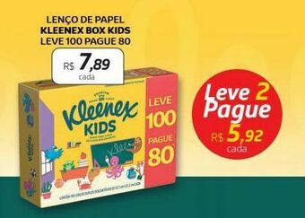 Drogal Lenços de papel kleenex box kids oferta