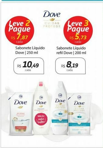 Drogal Sabonete líquido dove 200ml oferta
