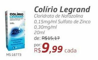 Drogal Colírio legrand oferta