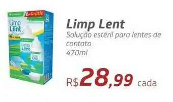 Drogal Limp lent solução estéril para lentes de contato 470ml oferta