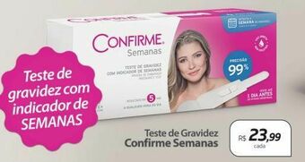 Drogal Teste de gravidez confirme semanas oferta