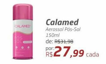 Drogal Calamed aerossol pós-sol 150ml oferta