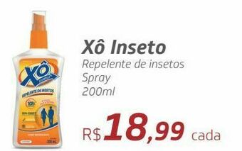 Drogal Xô inseto repelente de insetos spray 200ml oferta