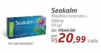 Drogal Seakalm passiflora incarnata l. 260mg 20 cpr oferta