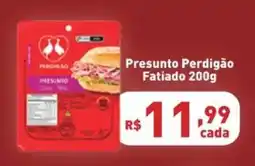 Supermercados Pague Menos Presunto Perdigão Fatiado oferta