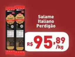 Supermercados Pague Menos Salame Italiano Perdigão oferta
