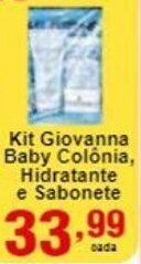 Rossi Supermercado Kit Giovanna Baby Colonia, Hidratante e Sabonete oferta