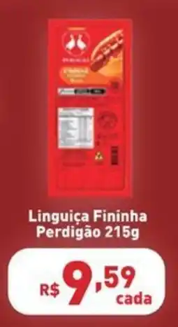 Supermercados Pague Menos Linguiça Fininha Perdigão oferta