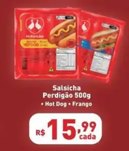 Supermercados Pague Menos Salsicha Perdigão oferta
