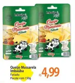 Atacadão Queijo Mussarela Imbaúba Fatiado Pacote oferta