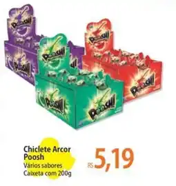 Atacadão Chiclete Arcor Poosh oferta