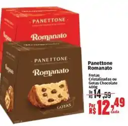 Supermercados Mateus Panettone Romanato oferta