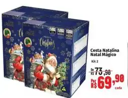Supermercados Mateus Cesta Natalina Natal Mágico oferta