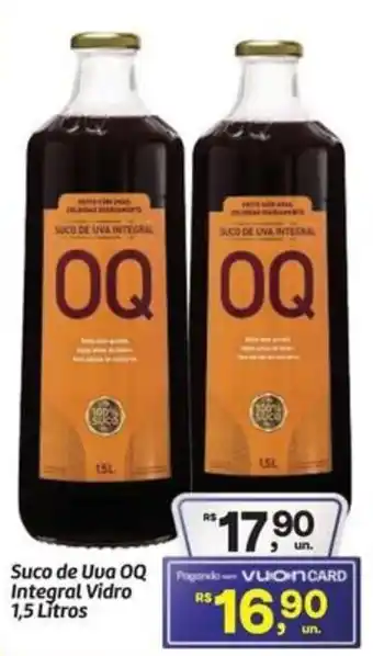 Suco de Uva OQ Integral Vidro