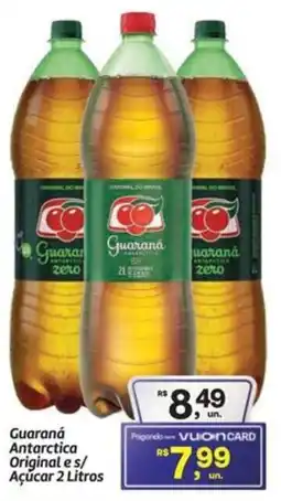 Fort Atacadista Guaraná Antarctica Original e s/ Açúcar oferta