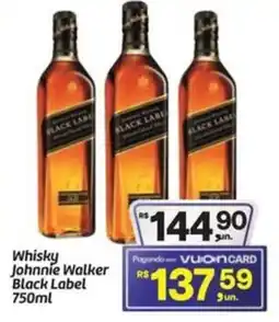 Fort Atacadista Whisky Johnnie Walker Black Label oferta