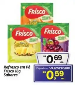 Fort Atacadista Refresco em Pó Frisco Sabores oferta