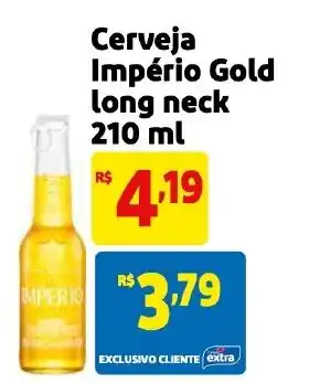Cerveja Império Gold long neck