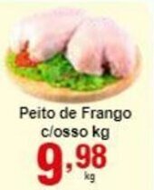 Rossi Supermercado Peito de Frango c/ Osso 1kg oferta