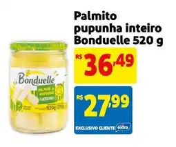 Mercado Extra Palmito pupunha inteiro Bonduelle oferta