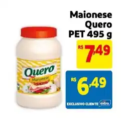 Mercado Extra Maionese Quero PET oferta