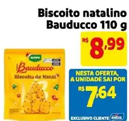 Mercado Extra Biscoito natalino Bauducco oferta
