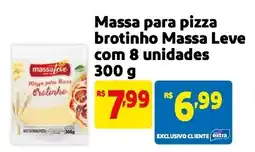 Mercado Extra Massa para pizza brotinho Massa Leve oferta