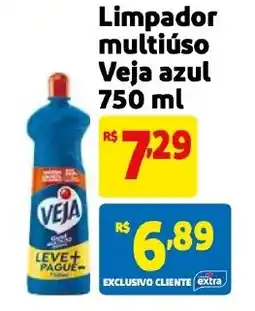 Mercado Extra Limpador multiúso Veja azul oferta