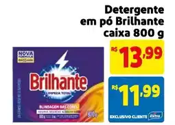 Mercado Extra Detergente em pó Brilhante oferta