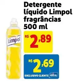 Mercado Extra Detergente líquido Limpol fragrâncias oferta