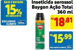 Mercado Extra Inseticida aerossol Baygon Ação Total oferta
