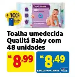 Mercado Extra Toalha umedecida Qualitá Baby oferta