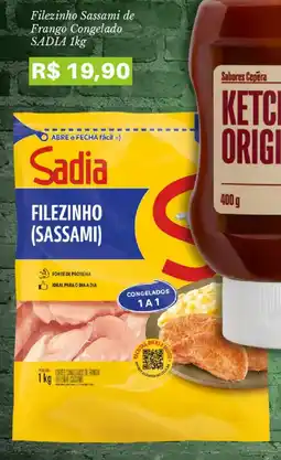 Pão de Açúcar Filezinho Sassami de Frango Congelado SADIA oferta