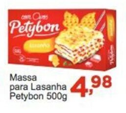 Rossi Supermercado Massa Para Lasanha Petybon 500g oferta