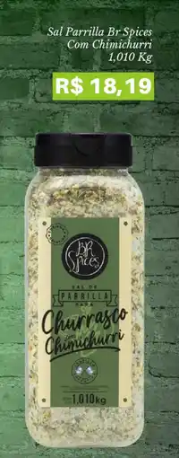 Pão de Açúcar Sal Parrilla Br Spices Com Chimichurri oferta