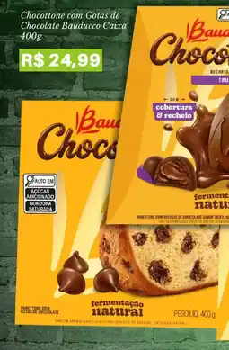 Pão de Açúcar Chocottone com Gotas de Chocolate Bauducco Caixa oferta