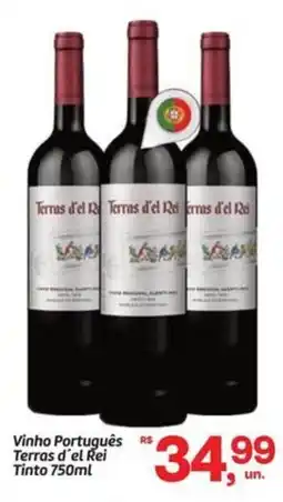 Fort Atacadista Vinho Português Terras d'el Rei Tinto oferta