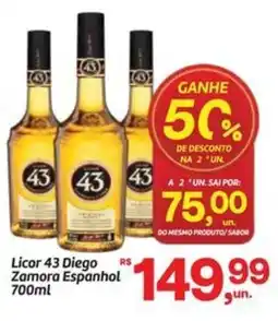 Fort Atacadista Licor 43 Diego Zamora Espanhol oferta