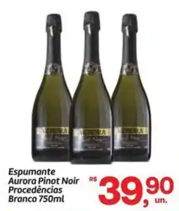 Fort Atacadista Espumante Aurora Pinot Noir RS Procedências Branco oferta