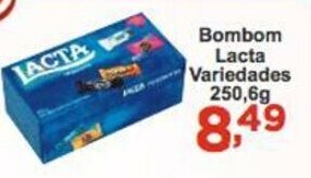 Rossi Supermercado Bombom Lacta Variedades 250.6g oferta