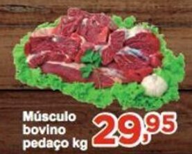 Rossi Supermercado Musculo bovino pedaco 1kg oferta