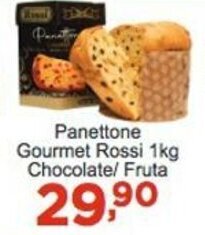 Rossi Supermercado Panettone Gourmet Rossi 1kg Chocolate/ Fruta oferta