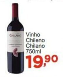 Rossi Supermercado Vinho Chileno Chilano 750ml oferta
