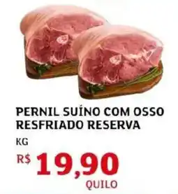 Assaí Atacadista Pernil suíno com osso resfriado reserva oferta